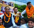 PIX: India's Paralympic stars touch down in Delhi