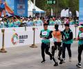 PICS: Humans vs Robots at China Half-Marathon