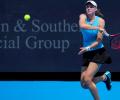 Rybakina stuns Sabalenka; Alcaraz survives Rublev scare survives Rublev scare