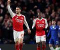 EPL PIX: Arsenal tighten title grip; Chelsea stumble