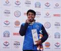 Teen Desinghu sets new Indian record in the pool