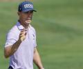 Later, gator! Horschel shoos alligator off PGA Tour course with club