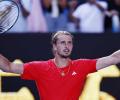 Aus Open PIX: Zverev battles past Paul to enter semis