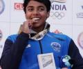 Swim sensation Desinghu wins 4th gold at National Games