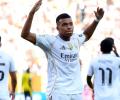 Mbappe takes Real Madrid's iconic No 10 shirt