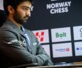 Norway Chess: Gukesh beats Erigaisi, overtakes Carlsen