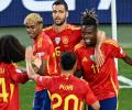 PIX: Spain beat France in thriller to enter Nations League final