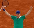 PIX: Sinner whips Djokovic, meets Alcaraz in French Open final
