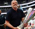 Tottenham sack Postecoglou, two weeks after Europa League glory