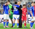 PIX: Italy give Spalletti winning send-off; Belgium down Wales