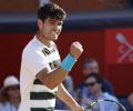 PIX: Alcaraz, Draper in Queen's Club semis