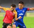 ISL: Chhetri's late strike ends East Bengal's play-offs hopes