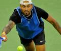 Kyrgios in tears: Wrist injury ends Indian Wells