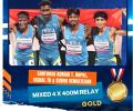 Asian Athletics: India win gold in mixed relay; Rupal, Pooja win silver