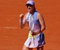 French Open PIX: Swiatek, Sabalenka advance; Rune survives