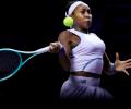 Gauff crushes Paolini to stay alive at WTA Finals
