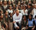 Beckham Goes Back To School In Vizag