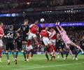 PIX: Arsenal stun Bayern Munich, go top; PSV whip Liverpool