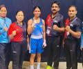 Nikhat Zareen dominates, Lovlina crashes out