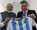 Messi's Special Birthday Gift For Modi