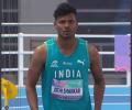 Aadrash Shankar Clinches Bronze in High Jump at Asian Indoor Athletics Championships