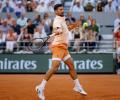 Djokovic survives Day 1 scare, breaks Federer record