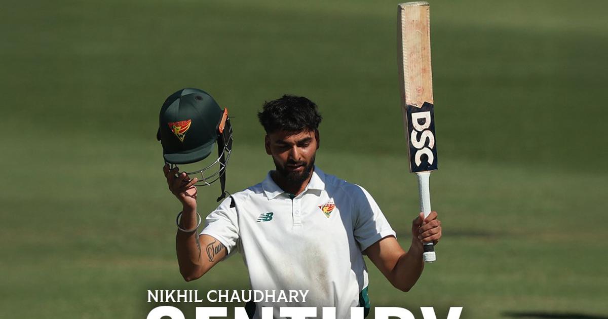 Delhi-Born Chaudhary Creates Sheffield Shield History!