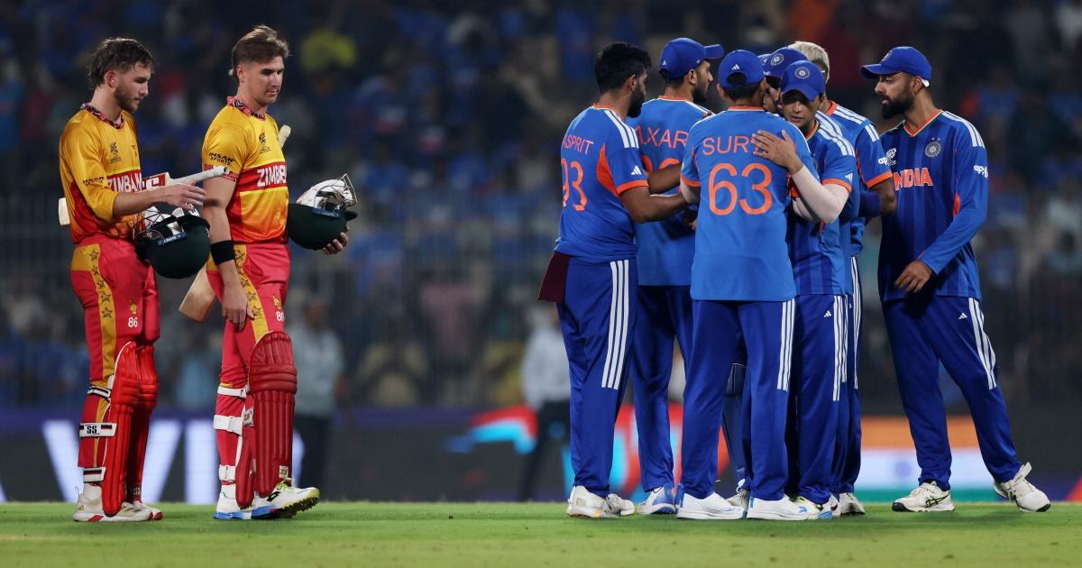 How India slammed 17 sixes, 17 fours to crush Zimbabwe