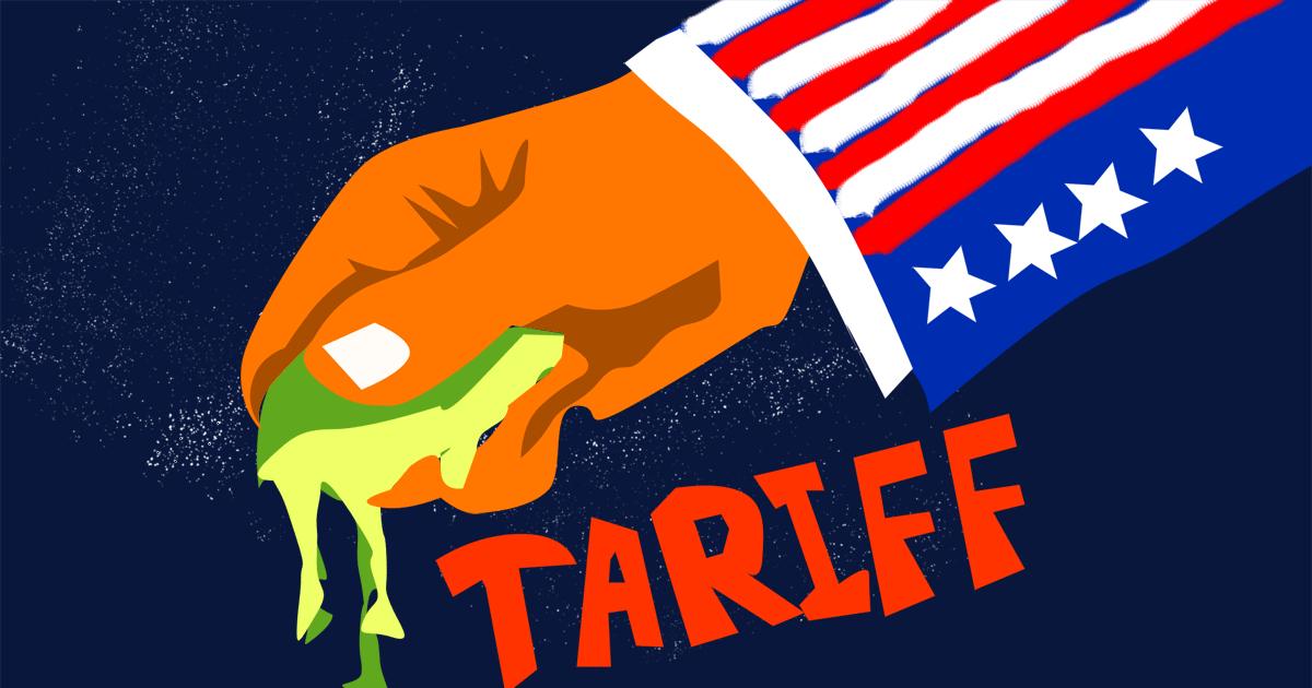 Trump says US will bring tariffs down at some point