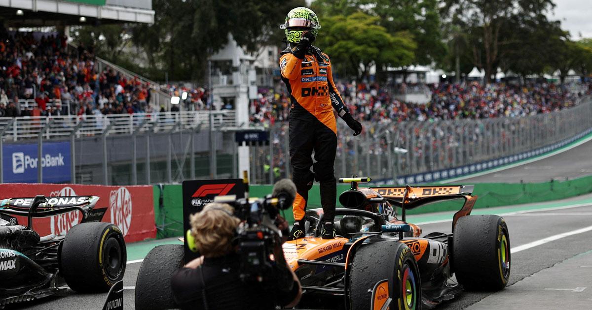 F1: McLaren's Norris wins in Brazil to extend lead