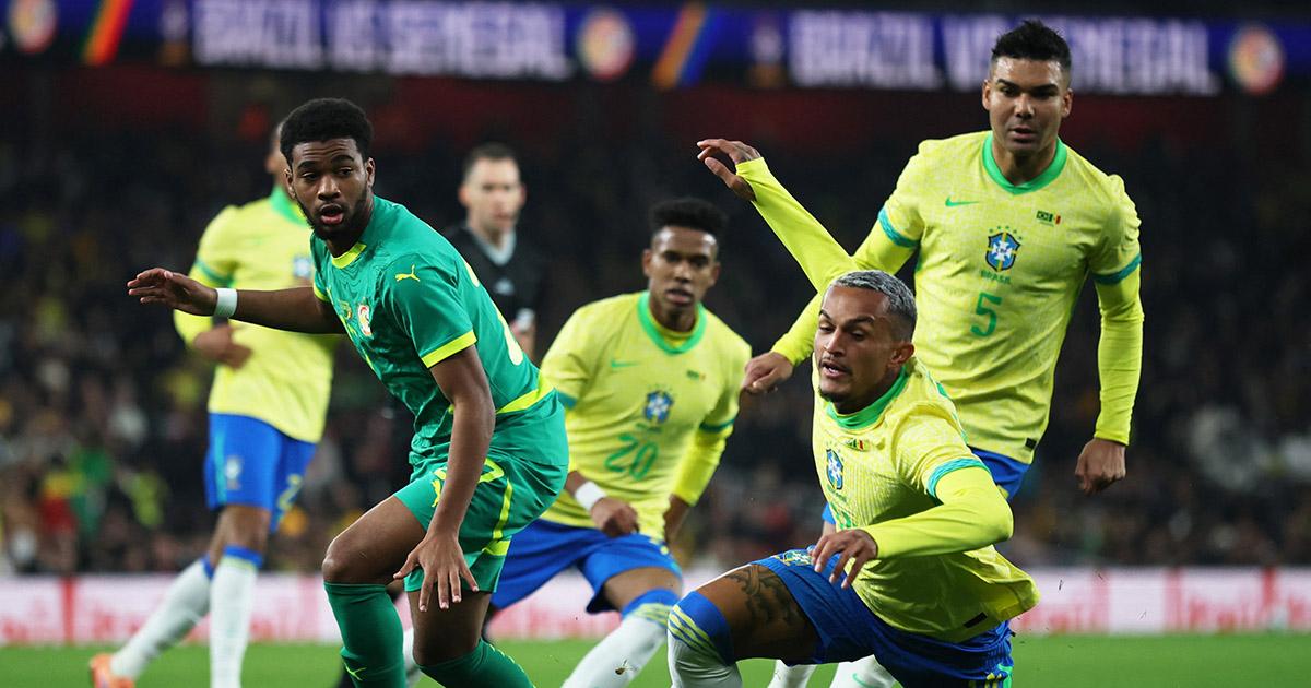 Brazil blank Senegal in bad-tempered friendly