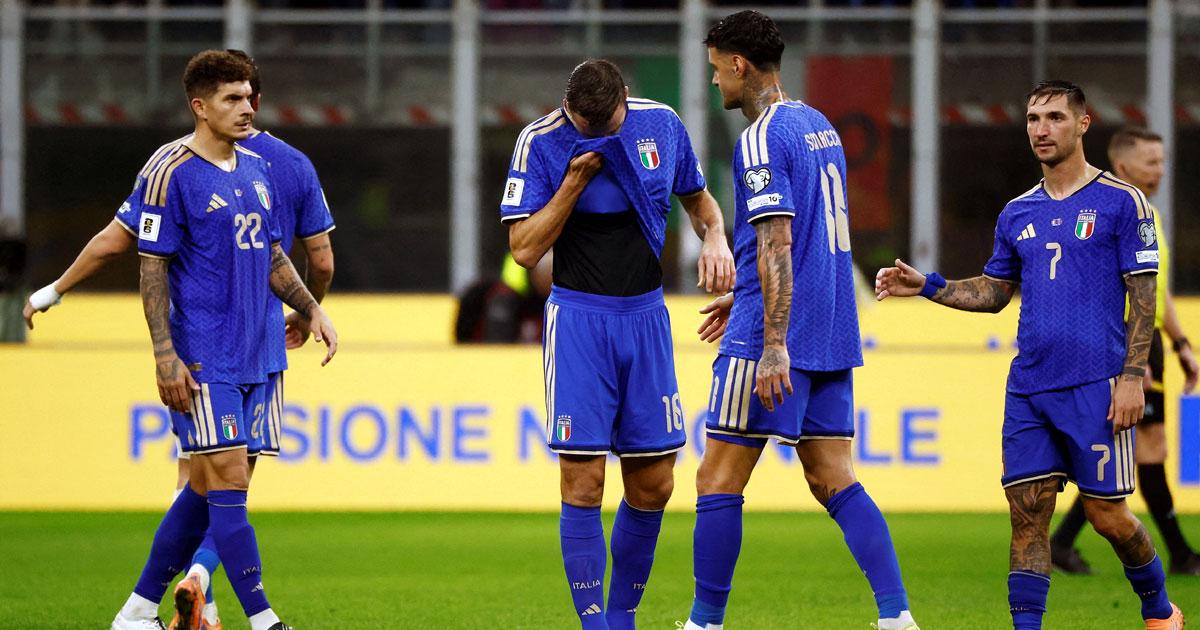 Italy in danger of missing third World Cup in a row!