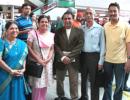 Spotted: Sunil Gavaskar at Mumbai airport