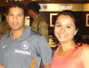 Spotted: Sachin Tendulkar at Mumbai airport