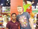 Spotted: Andrew Flintoff in Dubai