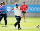 Photos: Sehwag, Gambhir prepare for Edgbaston test