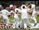 2nd Test PIX: Bracewell's fiery spell helps Kiwis win thriller