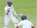 Lanka take firm control of Test; Sangakkara hits ton