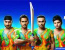 Dhoni, Bhajji, Sehwag go topless in new ad