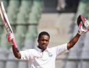 Photos: Bravo ton leads Windies' run feast in Mumbai