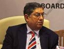 Srinivasan to take over BCCI reins from Manohar