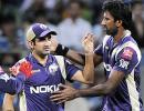 Gambhir, Balaji star in KKR's first win in IPL 5