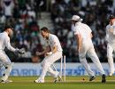 PIX: Indian batsmen falter as England exploit slow track