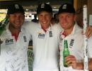 First Look: England celebrate Test series win in India