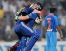 PHOTOS: England win last-ball thriller to level series