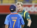 Dhoni lashes out at Lee, says no business to obstruct