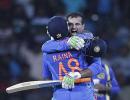 Photos: India sneak past Lanka in 3rd ODI