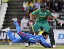 Photos: Rain checks India's fightback in SA T20