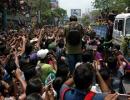 Fans run riot outside Eden after KKR felicitation