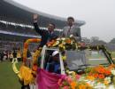 Photos: Kolkata felicitates former India, Pak greats